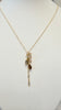 Waterfall necklace - Amber tourmaline