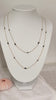 DEWDROP Black spinel layering necklace