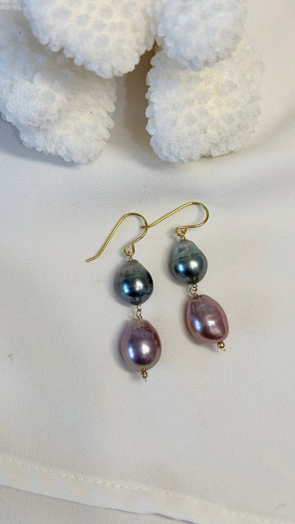 Coco earrings - Edison x Tahitian