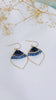 Petal earrings - Sapphire