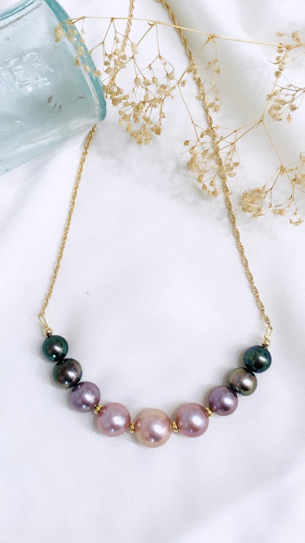 Monaco necklace - Edison x Tahitian