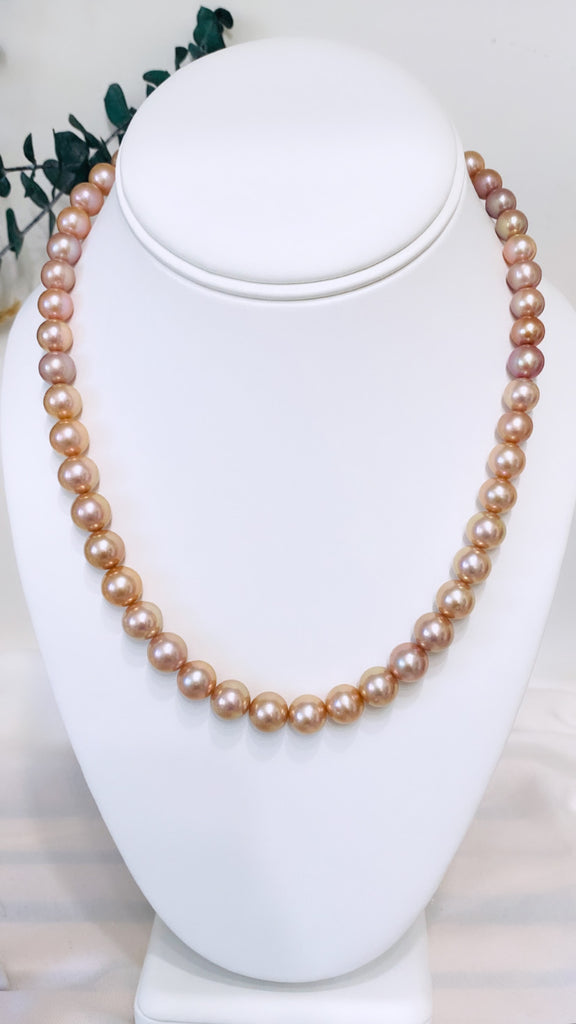 Pink Edison Pearl strand