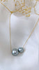 Duo pearl necklace