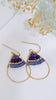 Sedona earrings- Amethyst x Tanzanite