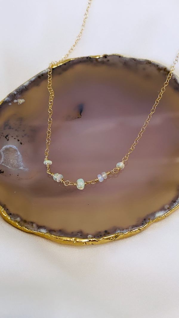 Sasha necklace - Ethiopian Opal