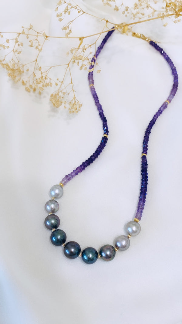 Ariel necklace - Amethyst