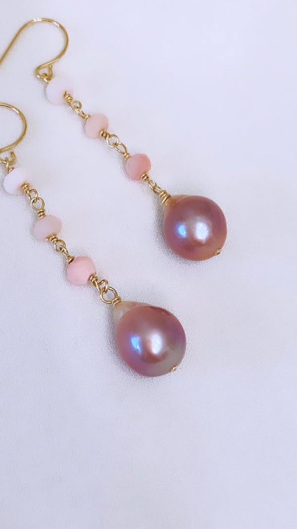Sasha earrings - Edison pearl