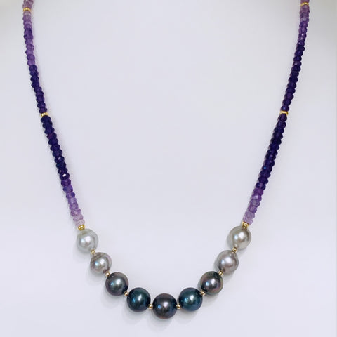 Ariel necklace - Amethyst
