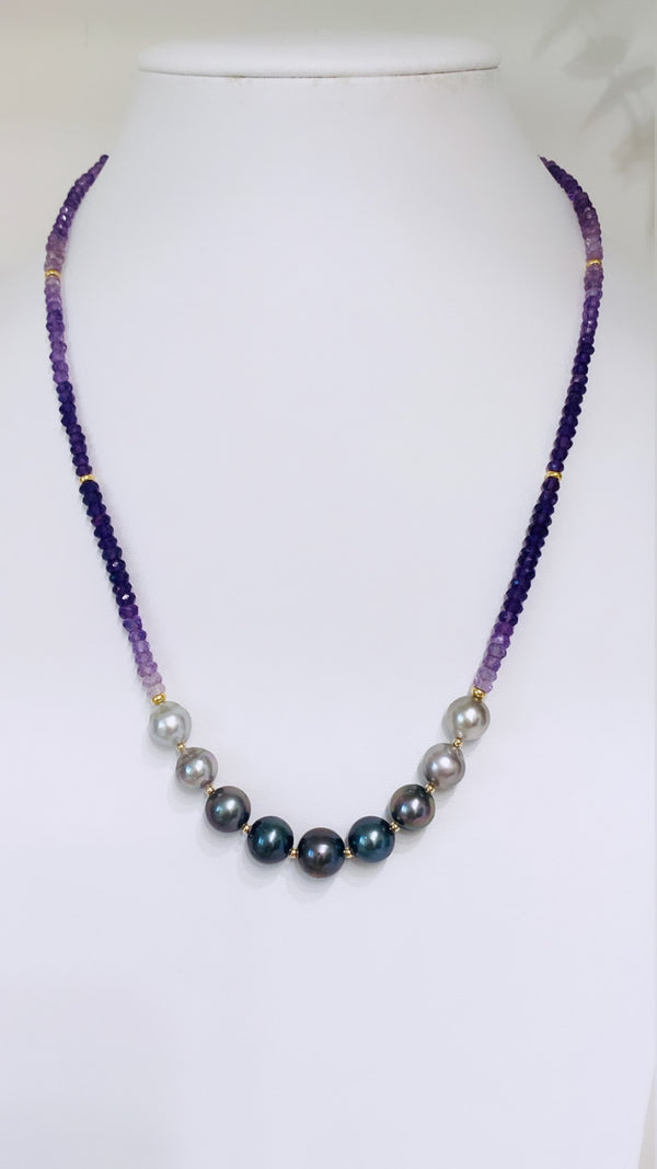 Ariel necklace - Amethyst