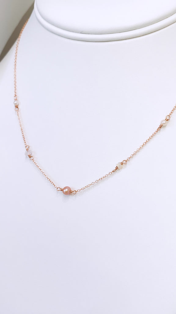Tulum necklace - Rose Gold