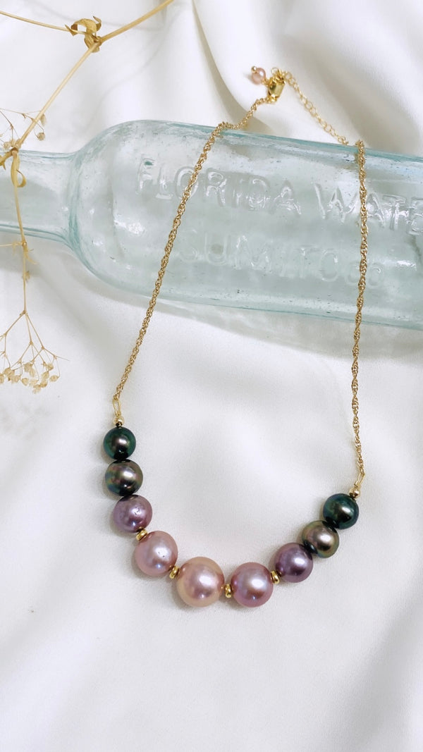 Monaco necklace - Edison x Tahitian