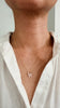 Pink Sakura gem necklace