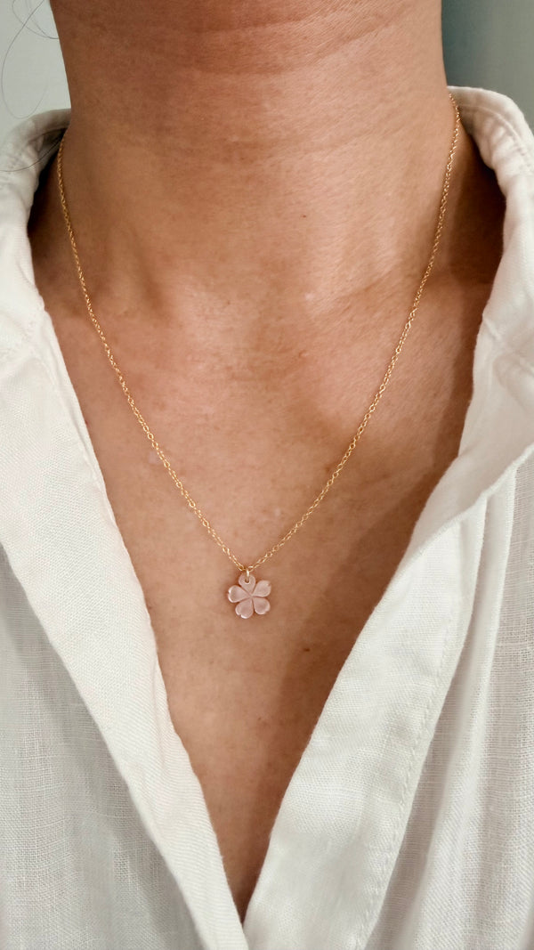 Pink Sakura necklace