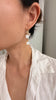 White Sakura Waterfall earrings