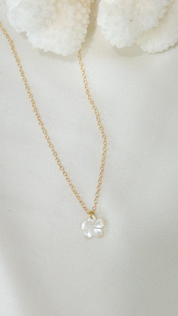 White Sakura necklace