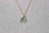 HAPUNA aquamarine charm necklace