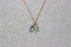 HAPUNA aquamarine charm necklace