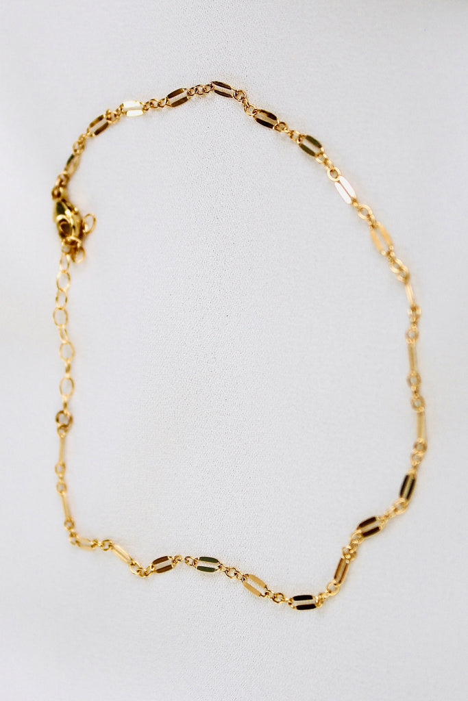 Ladder chain anklet
