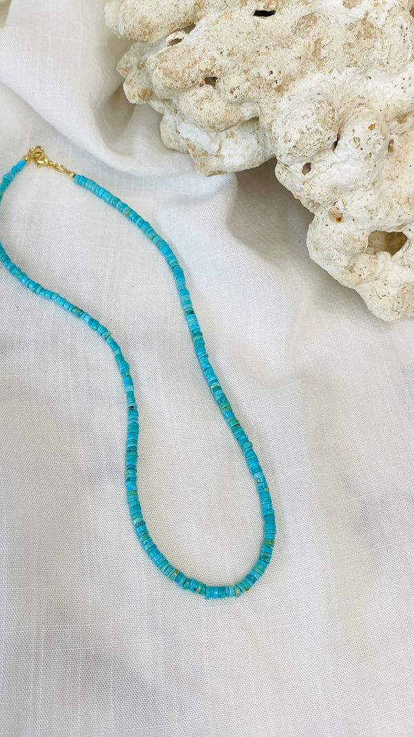 Turquoise Heishi necklace