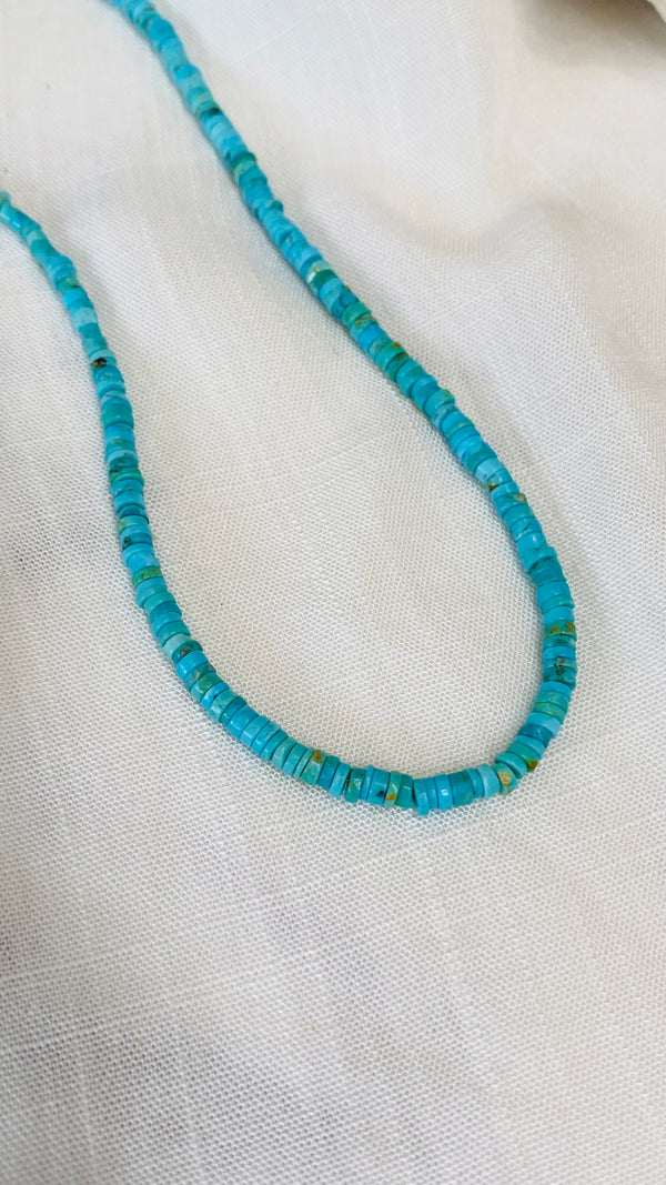 Turquoise Heishi necklace