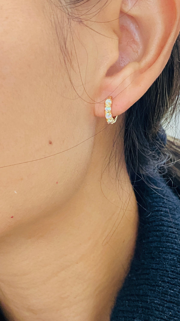12mm Opal Huggies