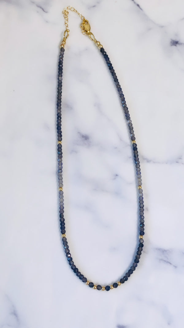 Iolite Layering necklace