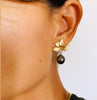 Orchid Pearl Earrings