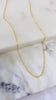 14K Paperclip necklace