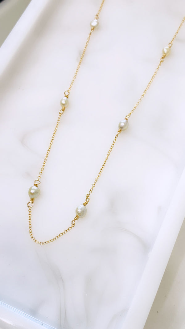 South Sea Keshi necklace