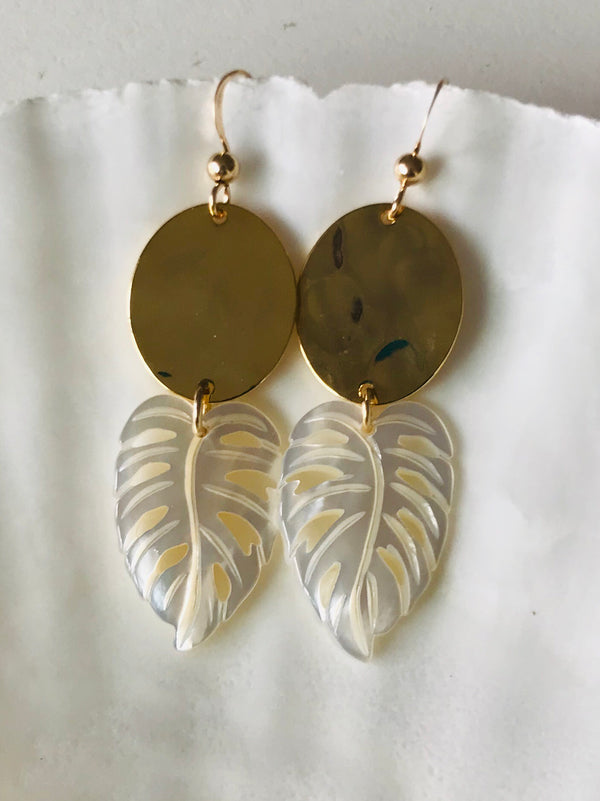 KALO leaf earrings