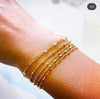 Gold filled layering bracelet