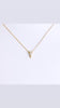 Simple Cubic Zirconia cluster necklace