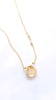 Cornflake freshwater necklace