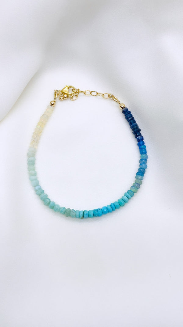 Sea Blue ombre bracelet