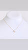 Simple Cubic Zirconia cluster necklace