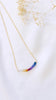 Rainbow bar necklace