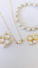 Akoya pearl huggy earrings