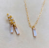 Baguette x staple necklace