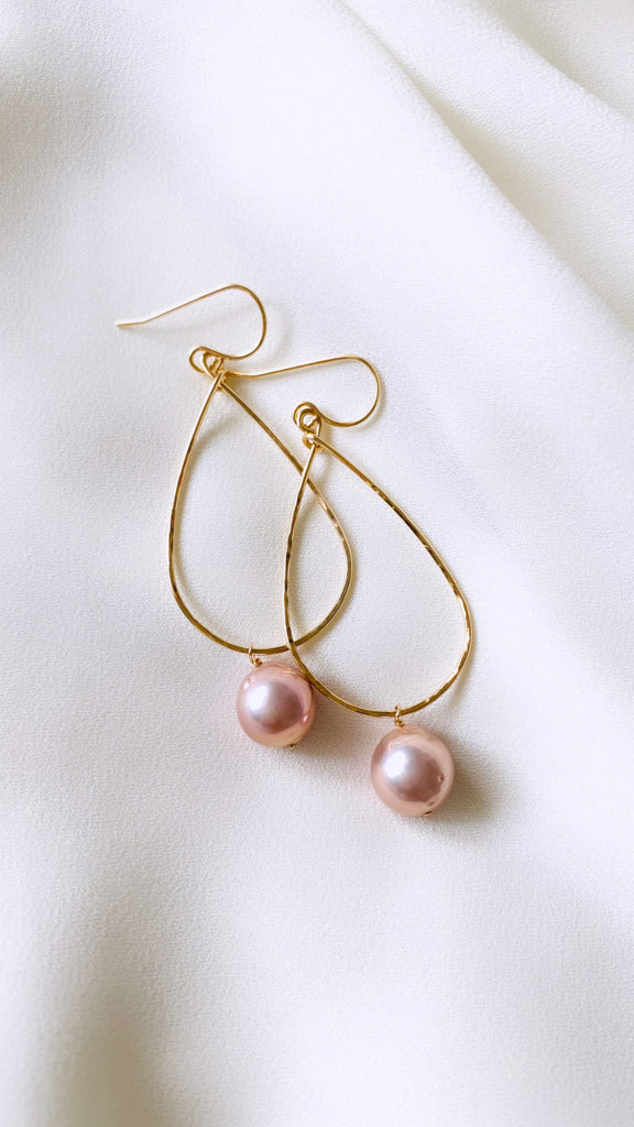 Edison Pearl Teardrop Earrings