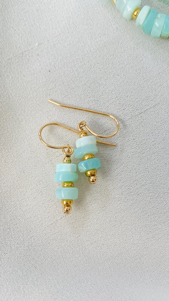 Peruvian Opal earrings
