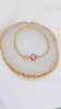 Stretch pearl x charm bracelet - 3mm