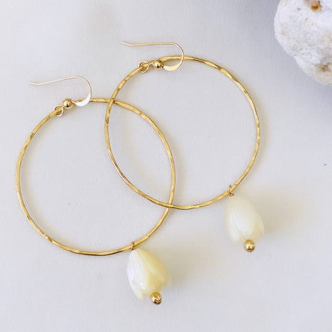 Pikake Hoop earrings