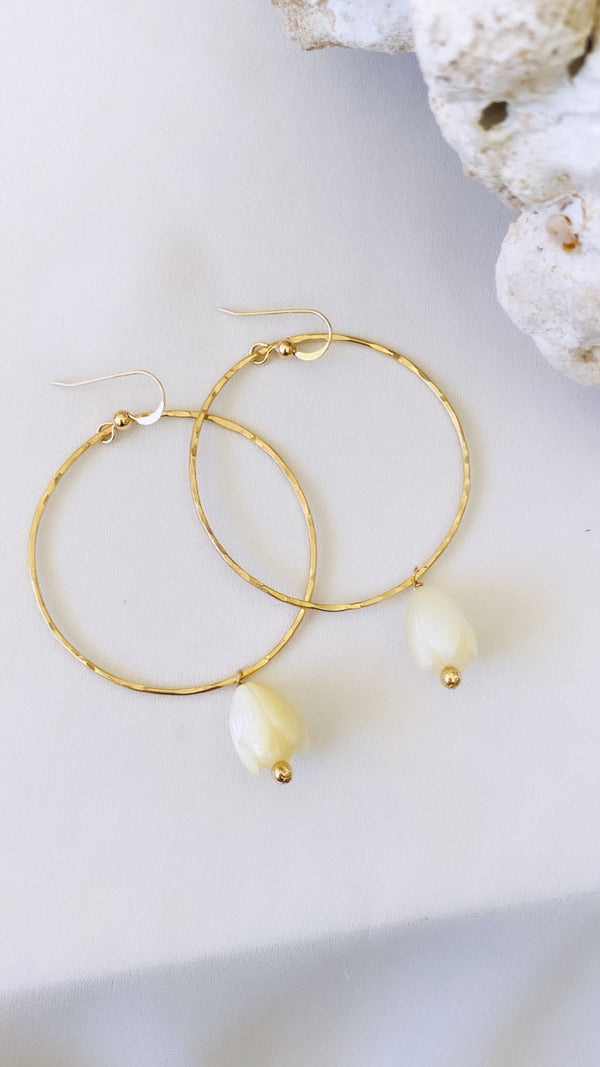 Pikake Hoop earrings