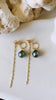Tahitian Pearl Threader earrings