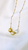 Golden trio necklace