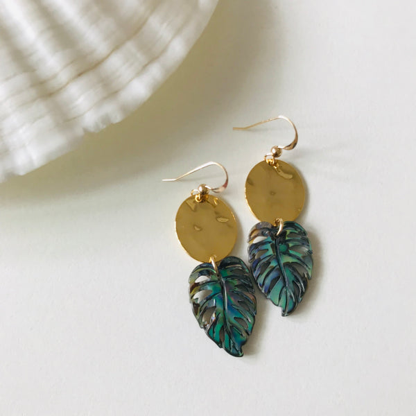 KALO leaf earrings