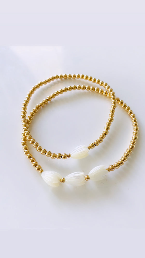 PIKAKE Beaded stretch bracelet