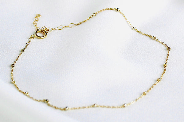 Ladder chain anklet