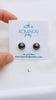 9mm Tahitian Pearl stud earrings