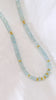 Aquamarine layering necklace